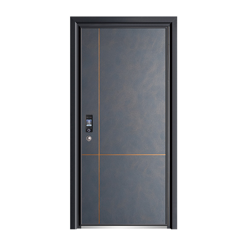 Zinc Alloy Single Double Exterior Security Door Villa Entrance Steel Doors