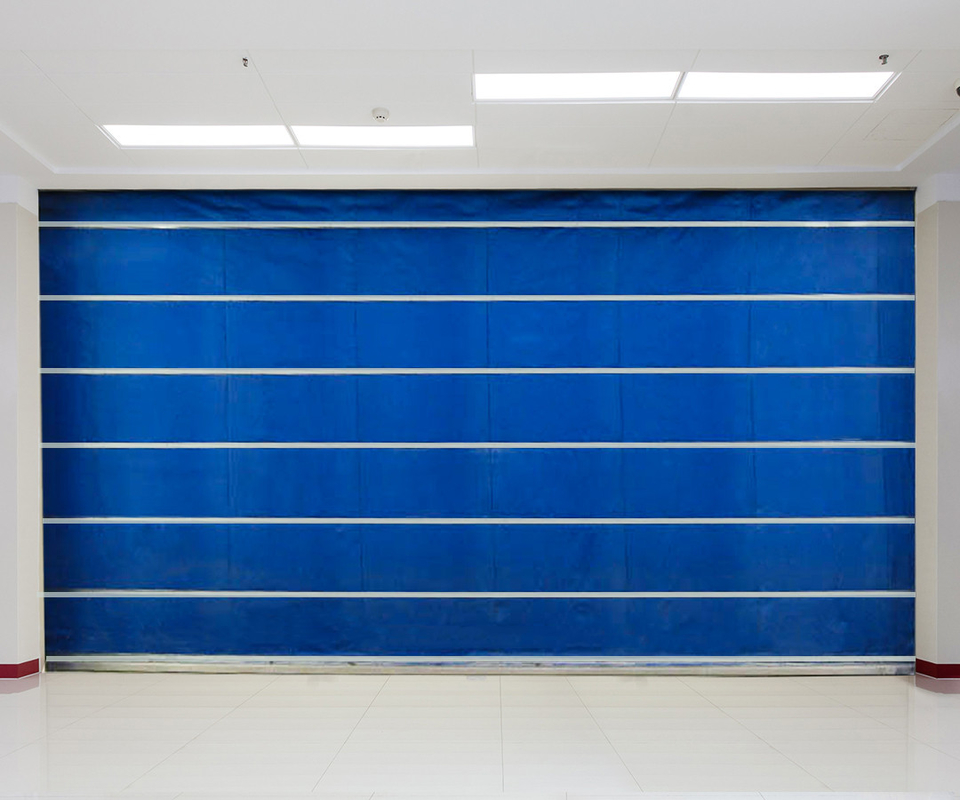 Sectional Overhead Fire Rated Coiling Doors / Offices Rolling Fire Door